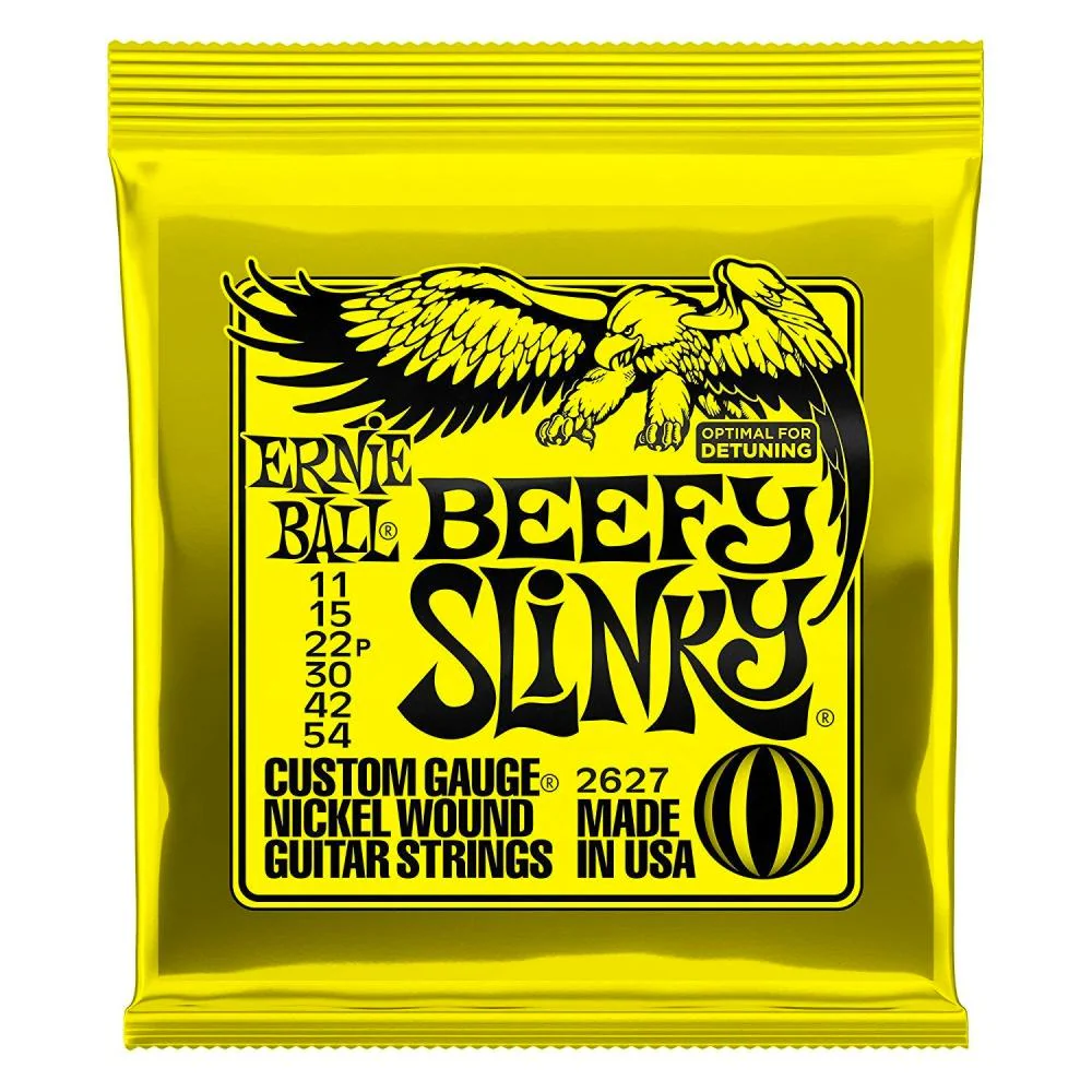 CUERDAS PARA GUITARRA ELÉCTRICA BEEFY SLINKY PARADIGM ERNIE BALL P02211, 11-54