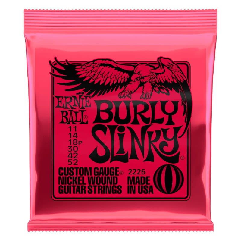 Ernie ball 2226 Burly Slinky para Guitarra Electrica 6 String