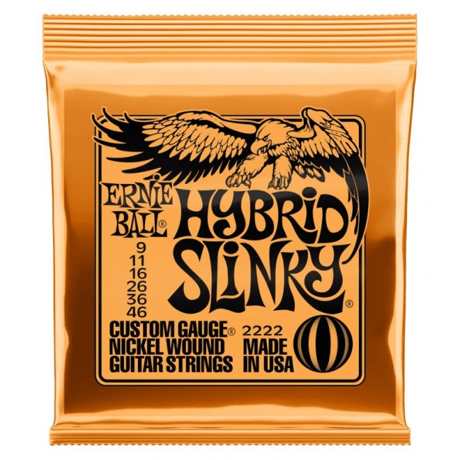 Cuerdas para Guitarra Eléctrica – Ernie Ball Hybrid Slinky RPS 9-46